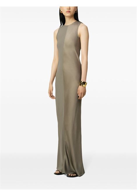 Grey two-tone long dress Ami paris - women AMI PARIS | FDR366AC00140952